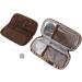 Insulin Cooler Travel Case Premium Canvas PU Insulated Diabetic Bag Thermometer Portable Medicine Cooling Bag (Coffee) - Buy Online on GoSupps.com