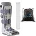 Aircast Walking Boot for Sprained Ankle Walker Brace Orthopedic Boot Universal Fit Medical Walking Boot with Air Cast Tube Stretch Boot Sock Airselect Standard Walking Boot Medium Bundle with a Lumintrail Drawstring Bag Medium Women/Medium Men