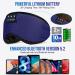 Dolida Sleep Mask with Headphones | Breathable Eye Cover for Side Sleepers | Built-in Comfortable HD Speakers | Travel Blindfold Mask in Blue - Buy Online on GoSupps.com