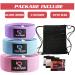3 Sets Resistance Bands for Glutes, Hips, and Legs Exercise - Ideal for Home Gym Fitness & Workout - Non-Slip Booty Bands for Women and Men - Physio Resistant Loop in Pink, Purple, and Sky Blue - Buy Online on GoSupps.com