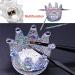 2 PCS Glass Dappen Dish for Acrylic Nails - 2 in 1 Crystal Bowl for Acrylic Liquid & Powder - Monomer Dish for Crown Nails - Transparent Color - Buy Online on GoSupps.com