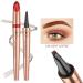 Eyebrow Pencil 4-Point Fork Tip Waterproof Eyebrow Pencil Long Lasting Creates Natural Eyebrow Shape Suitable for Professional Makeup and Beginners (1) - Buy Online on GoSupps.com