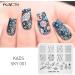 KADS Night Sky Nail Art Stamp Plate - DIY Nail Stamping Template - Buy Online on GoSupps.com