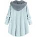 Shop Hanxiulin Women's Fleece Plush Jacket - Warm Hooded Zipper Coat for Outdoor Comfort - Buy Online on GoSupps.com