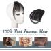 BARSDAR Clip in Fringe Human Hair - 100% Real Hair French Bangs Extensions for Women - Natural Black 1B - Washable & Dye-able - Pack of 1 - Buy Online on GoSupps.com