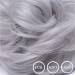 Buy Lady Outlet Mall Silver Grey Hair Extensions 40g | Premium Quality International Shipping - Buy Online on GoSupps.com