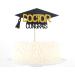 Black Glitter Congrats Doctor Cake Toppers - Future Doctor Cake Decor - 2023 Medical Doctor Graduation Party Decorations Supplies - Buy Online on GoSupps.com