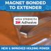Eureka Air Magnetic Vent Extender - 1.0mm Thick Premium Material | Fits 10 & 12 inch Floor Registers | Extends up to 33 inches | 1 Pack - Buy Online on GoSupps.com