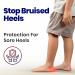 Kids Heel Cups & Inserts for Sever's Disease & Heel Pain Relief | Gel Cushions for Plantar Fasciitis | Size 2-5 (3 Pairs - Blue - Buy Online on GoSupps.com