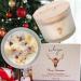 Christmas Candle Natural Soy 3 Wick with Healing Crystals & Flowers - Carnival Cardamom Scent | 55+ Hours Burning | Gift Box | Best Christmas Gift - Buy Online on GoSupps.com