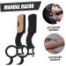 Stainless Steel Healeved 2-in-1 Shaver Holder & Razor for Men | Manual Bear Razing Hairdresser Tools - Buy Online on GoSupps.com