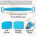 Silicone Body Back and Foot Scrubber Brush - Exfoliator for Shower or Bath - Extra Long Handle for Men and Women - Dry and Wet Brushing - Buy Online on GoSupps.com