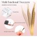 ALLOVE Precision Thin Tips 90-Degree Gold Tweezers for Mega Volume Lash Extensions - Buy Online on GoSupps.com