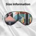 Buy Abstract Geometric Print Unisex Sleeping Eye Mask - Soft Comfortable & Light-Blocking | International Shipping Available - Buy Online on GoSupps.com