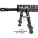 UTG Recon Flex M-LOK Bipod Matte Black - Adjustable Height 5.7-8 - Buy Online on GoSupps.com