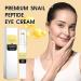 Snail Peptide Eye Cream with Snail Mucin + Niacinamide Eye Serum Roller Snail Eye Cream for Dark Circles and Puffy Eyes Under Eye Cream Anti Aging Anti Wrinkle Fine Lines Korean Skin Care - Buy Online on GoSupps.com
