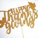 Qertesl 25PCS Thanksgiving Cupcake Toppers Turkey Maple Pumpkin Fall Themed Cake Topper Thanksgiving Party Cake Decorating Harvest Season Cake Decorating Cupcake Dessert Picks Gold4 - Buy Online on GoSupps.com