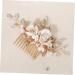 Ipetboom Female Head Decor Bridal Comb The Photo Ceramics The Flowers Bride Bridal Head Decor - Buy Online on GoSupps.com