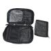 Makeup Brush Pocket & Waterproof Cosmetic Bag - Portable Beauty Travel Storage with Hand Loop - Black - Buy Online on GoSupps.com
