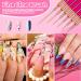 6 Pcs Nail Liner Brush Set - Detail Thin Brushes for Nail Art Acrylic Painting & Design | Fine Dotting Tools (Sizes 5/7/9/11/15/25mm - Buy Online on GoSupps.com
