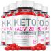 (5 Pack) Keto ACV 20 Gummies - Official Formula Vegan - Keto ACV 20 Plus Gummies Keto ACV 20+ Gummies Apple Cider Vinegar Vitamin B12 B6 Beet Root Juice Keto ACV 20 Plus Jujubes (300 Gummies)