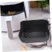 Zerodeko Air Fryer Pad Airfryer Replaceable Air Fryer Silicone Liner Nonstick Silicone Liner Square Bakeware Grey 22X6CM - Buy Online on GoSupps.com