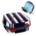 Women's bonds Storage pockets Stillpad holder black and white stripes cherry portable period kit pocket feminine product bag for women girls color3