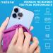 Metene 15 Pack Microfiber Cleaning Cloths - Glasses, Phone, Screens, Camera Lens Cleaner - Dark Purple - Buy Online on GoSupps.com