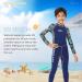 Kids 2.5mm Neoprene Wetsuit for Boys and Girls | Full Diving Suit with UV Protection | Back Zip | Ideal for Snorkeling, Surfing, Kayaking | Full-CornflowerBlue | Age 5-6 - Buy Online on GoSupps.com
