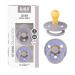 BIBS COLOUR Studio Schnuller 2-pack BPA-free cherry shape nipple.Natural rubber/latex made in Denmark size 1 (0-6 months) Jasmine Blush Fossil Gray Mix Size 1 |0+ months