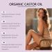 IFSLQNX Organic Castor Oil Roll-On with Rose Quartz Roller Castor Oil for Face Firms Smooths Skin Reduces Fine Lines Brightens Eyes Suitable for Face Neck Abdomen 50ml/1.7oz (1PCS) - Buy Online on GoSupps.com