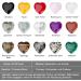 Crazyfly 15pcs Heart Stones Healing Crystal Gemstones Set - Polished Chakra Energy Stones for Meditation & Reiki - Buy Online on GoSupps.com