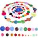 Greentime 1500 pcs Round Resin Buttons Mixed Color Assorted Sizes for Crafts Sewing DIY Manual Button Painting DIY Handmade Ornament Buttons  2 Holes and 4 Holes - Buy Online on GoSupps.com
