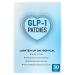 AYOJOY GLP-1 Patches for Women & Men Easy to use GLP-1 Patches 30 Count - Natural Ingredients with Berberine L-Glutamine Cinnamon & Pomegranate Extracts 1 Months Supply in 1 Pack-Blue