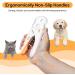 Alyvisun LED Dog and Cat Nail Clippers with Safety Guard and Nail File - White Orange - Buy Online on GoSupps.com