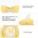 Soft Curved Golden Baby Pacifier | Ergonomic & Safe Pacifier with Clips | 26 Letters | Healthy Bling Design - Buy Online on GoSupps.com