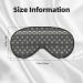 Buy Grey Tribal Double-Sided Sleep Eye Mask | Adjustable Soft Blindfold for Ultimate Light Blocking - International Shipping Available - Buy Online on GoSupps.com