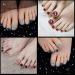 500 Pieces Artificial Toe Nails - 10 Sizes Natural Acrylic Toenails Set | Nail Art Fake Toenail Tips for Perfect Pedicure - Buy Online on GoSupps.com