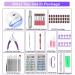 Portable USB Electric Nail Drill Kit with 120W UV LED Lamp - All-In-One Professional Nail Set for Beginners - Buy Online on GoSupps.com