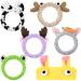 Jutom 6-Piece Animal Themed Spa Headband | Cute Makeup Headband with Lovely Ears | Elastic Cosmetic Head Wrap for Women and Girls - 6 Styles - Buy Online on GoSupps.com