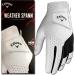 Callaway Men's Weather Spann Premium Synthetic Golf Glove - White, Size Medium - Buy Online on GoSupps.com