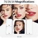 TOUCHFEEL Rechargeable LED Makeup Mirror - 1X/3X/7X Magnifying Vanity Mirror with 72 LED Lights - Portable & Touch Sensor Design - 3 Color Lights - White - Buy Online on GoSupps.com