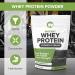 Whey Protein Powder - Cookies & Cream Flavor | Supports Muscle Growth & Recovery | 28 Servings | Isolate Concentrate & Hydrolysate Blend (2.2lbs) - Buy Internationally - Buy Online on GoSupps.com