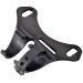 PRO BIKE TOOL Bicycle Pump Holder | Lightweight and Strong - Bicycle Frame Mounted Black Compatible Bracket Clip  Perfect for Road and Mountain Bikes