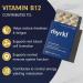 Myrkl Vitamin B12 Capsules - Reduce Fatigue & Boost Energy | Probiotics, L-Cysteine, Vegan | 30 Natural Capsules - Buy Online on GoSupps.com