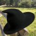 Unisex Cooling Hat with Large Brim for Summer - Foldable Witch Costume Baseball Cap in Black - Buy Online on GoSupps.com