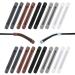 Bekecidi 10 pairs of glasses hanging sleeves: soft silicone glasses cover slippery glasses ear handle comfortable glasses holder for reading glasses sunglasses (5 colors)