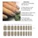 Buy TrueShei Gray-Green UV Gel Nail Foils - 20PC Self-Adhesive Nail Film Stickers | Perfect Gellack Wraps for Stunning Nails - Buy Online on GoSupps.com