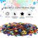 Hilitchi 1lb Transparent Triangle Glass Mosaic Tiles for Crafts - Colorful Stained Glass Pieces for Mosaic Projects - Buy Online on GoSupps.com