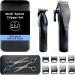 Multi-Speed Clipper Set | 20-Piece Men's Grooming Kit | T-Blade King Clipper & Rechargeable Hair Trimmers | Metal Grip & Carbon Steel Blades - Buy Online on GoSupps.com